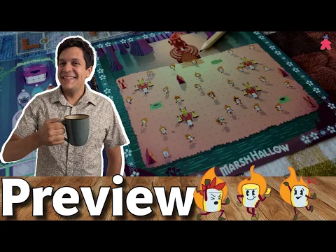 One of the HOTTEST games I've played | Marsh Hallow Board Game Preview