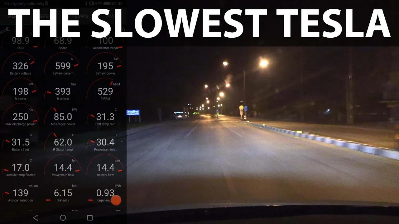 Tesla Model Y RWD acceleration test
