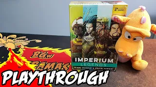 Imperium: Legends - Solo Playthrough (Atlanteans vs Egyptians)
