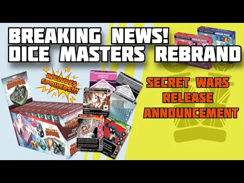 DICE MASTERS NEWS! Secret Wars Release Announcement