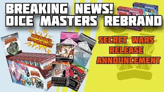 DICE MASTERS NEWS! Secret Wars Release Announcement