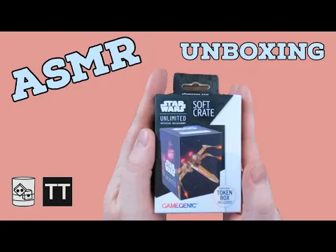 Gamegenic Soft Crate Card Storage for Star Wars Unlimited - Satisfying Board Game Unboxing