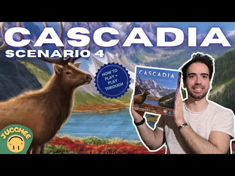 Cascadia - How to Play + Solo Playthrough [Scenario 4]