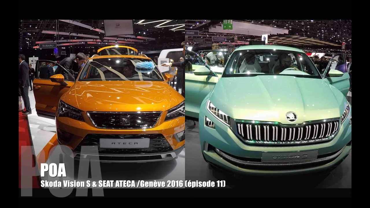 Skoda Visions S et Seat Ateca - Salon de Genève 2016 11/20