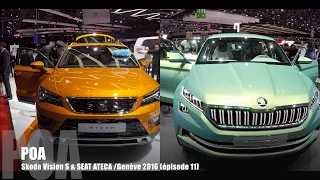 Skoda Visions S et Seat Ateca - Salon de Genève 2016 11/20