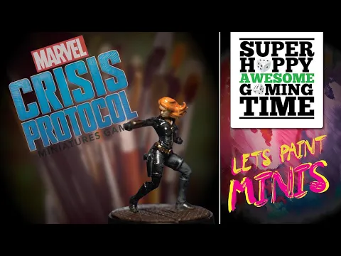 Let's Paint Minis - How to paint Black Widow