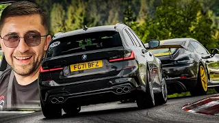 Alpina B3 Wagon UPSETTING Porsche GT4! // Nürburgring