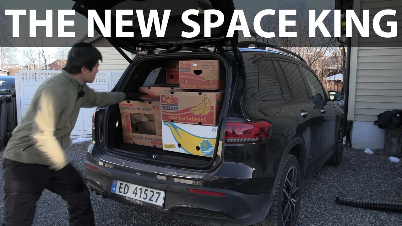 Mercedes EQB banana box test