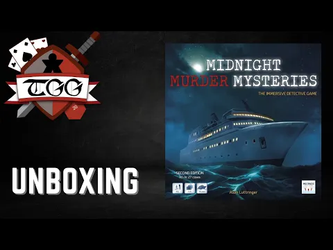 Midnight Murder Mysteries Board Game Unboxing