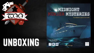 Midnight Murder Mysteries Board Game Unboxing