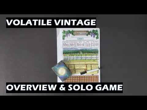 Overview and solo game session
