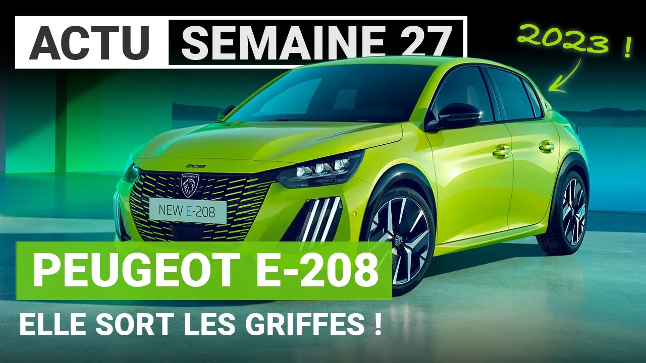 Nouvelle Peugeot 208 électrique, plus rugissante que jamais !