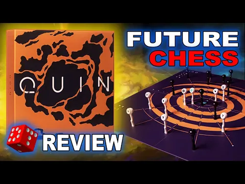 QUIN - FUTURE CHESS Board Game REVIEW | Abstract Sci-Fi Strategy Game
