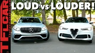 Compared: 2018 Alfa Romeo Stelvio Quadrifoglio vs Mercedes-Benz AMG GLC 63