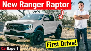 2023 Ford Ranger Raptor first drive! It's a f'ing beast!