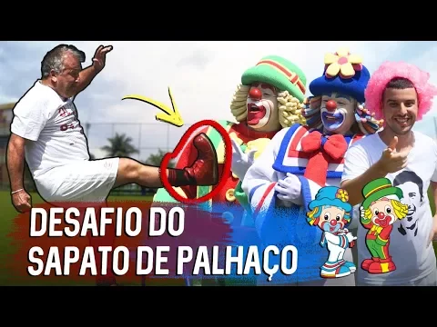 ZICO CONVIDA PATATI PATATÁ PARA DESAFIO COM SAPATO DE PALHAÇO - CANAL ZICO 10