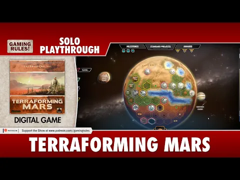 Terraforming Mars Digital - Solo Playthrough