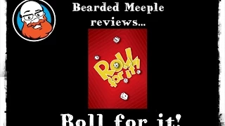 Bearded Meeple reviews Roll For It