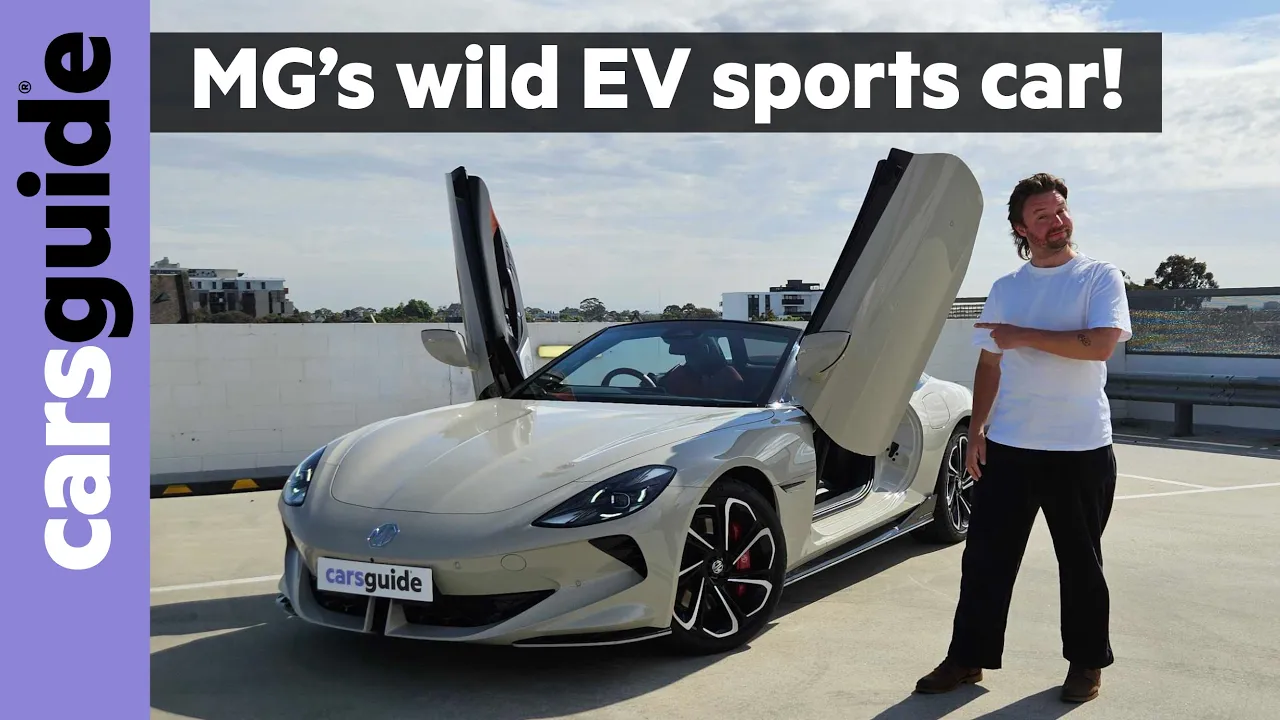 MG Cyberster 2025 review: $100K+ electric convertible brings scissor doors to fight with BMW Z4!