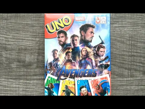 UNO Marvel Avengers Endgame Card Game