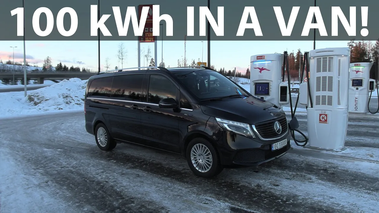 Mercedes EQV range test