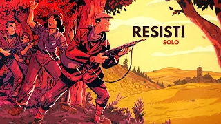 Resist! Board Game Playthrough | Learn How to Play this Solitaire Card Game