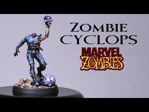 How to paint Marvel Zombies - Zombie Cyclops