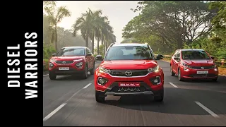 Diesel Warriors - Tata Harrier, Nexon & Altroz on a road trip | Branded Content | Autocar India