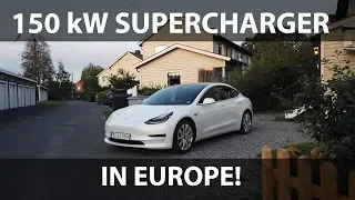 150 kW supercharger has been unleashed in Europe!
