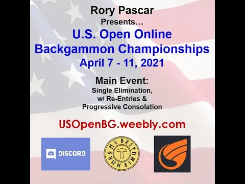 2021 U.S. Open ABT Open/Super Jackpot with commentary! Wertheim/Deutsch, Bagai/Davis - Backgammon