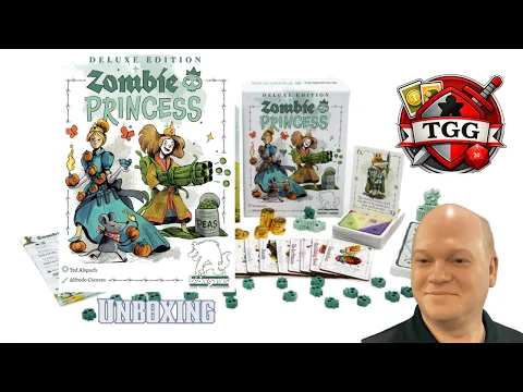 Zombie Princess Deluxe Edition Unboxing | Bezier Games Zombie Trick-Taking Fun!