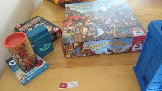 Dice Distancing #7 Quacks of Quedlingburg how&far does it roll? Fun funny crit boardgame Amass Games