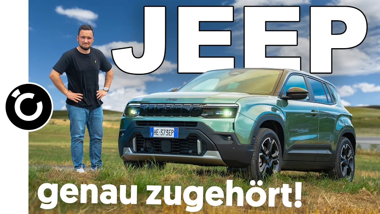 Jeep Avenger 2026: irgendwo zwischen Skoda Epiq und Tesla Model Y | in unter 10min