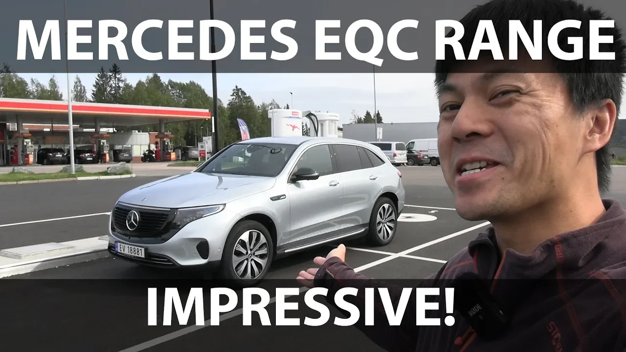 Mercedes EQC range test