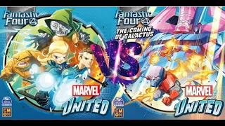 Marvel United: The Coming of Galactus Play Through - The Fantastic Four Vs Galactus
