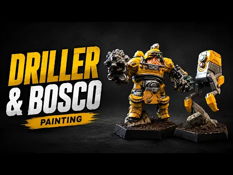 Painting Driller & Bosco β Embrace the Mistakes | Deep Rock Galactic Minis by Lotus Thalia