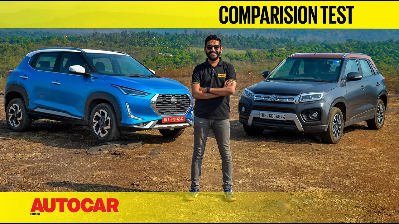 Nissan Magnite vs Maruti Suzuki Vitara Brezza - SUVFM! | Comparison | Autocar India