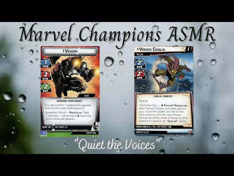 Can ASMR Overcome the TERRIFYING Venom Goblin?? | Solo Marvel Champions| THANK YOU 1100 Subscribers!