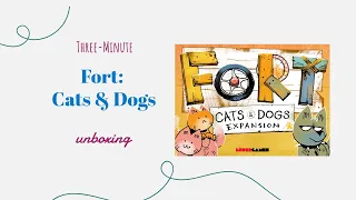 Fort: Cats & Dogs Expansion - 3-Minute Unboxing