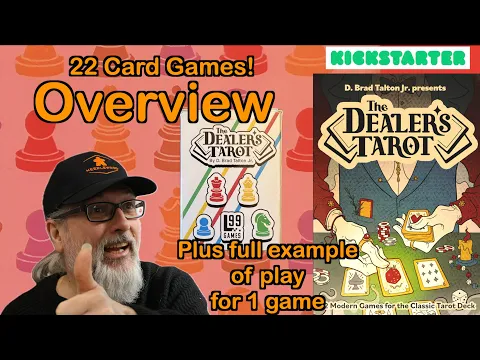The Dealer's Tarot | How to Play | Level 99 Games | Overview plus How to Play 1 of the 22 Games!