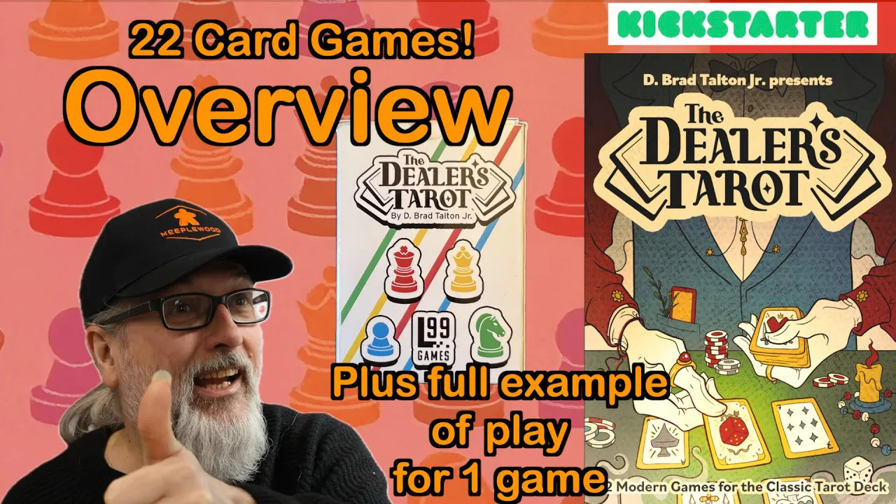 The Dealer's Tarot | How to Play | Level 99 Games | Overview plus How to Play 1 of the 22 Games!