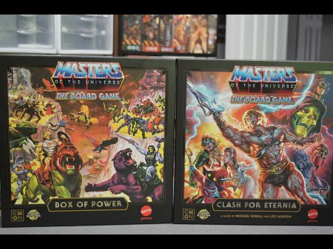 Masters of the Universe: The Board Game Clash for Eternia by CMON Full Kickstarter Unboxing