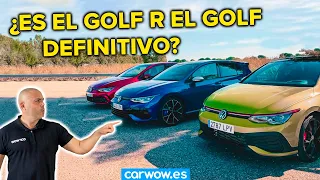 ¿Cuál es el mejor? VOLKSWAGEN GOLF R vs GOLF GTI CLUBSPORT vs GOLF GTI
