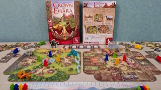 Crown of Emara - Kutu Oyunu Açılımı Falan - ASMR Board Game Unboxing