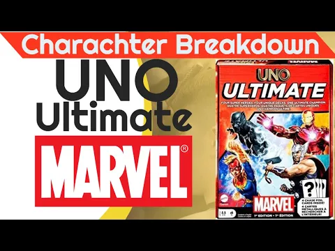 Uno Ultimate Marvel Character Breakdown