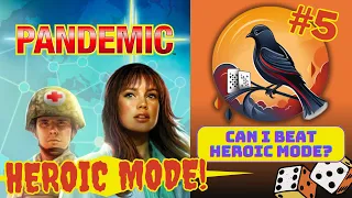 Pandemic Board Game Playthrough | Can I Beat Heroic Mode?