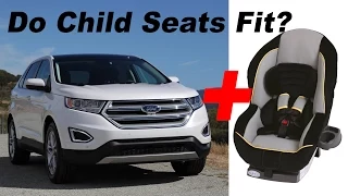 2015 Ford Edge Child Seat Review in 4K