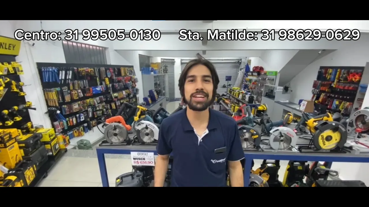 Vídeo de Equipar Ferramentas