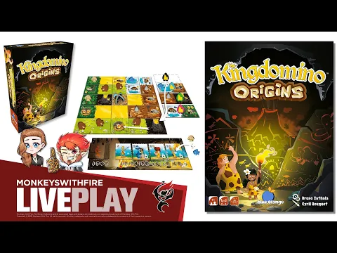 KINGDOMINO ORIGINS - BLUE ORANGE GAMES | BOARD GAME LIVE PLAY |