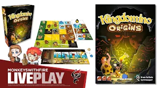 KINGDOMINO ORIGINS - BLUE ORANGE GAMES | BOARD GAME LIVE PLAY |